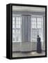 The Tall Windows-Vilhelm Hammershoi-Framed Stretched Canvas