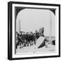 The Tallest Obelisk in Egypt, in the Temple at Karnak, Thebes, Egypt, 1905-Underwood & Underwood-Framed Photographic Print