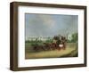 The 'Tally-Ho' London - Birmingham Stage Coach Passing Whittington College, Highgate-James Pollard-Framed Giclee Print