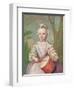 The Tambour Player-null-Framed Giclee Print