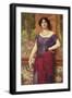 The Tambourine Girl, 1906-John William Godward-Framed Giclee Print