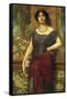 The Tambourine Girl, 1909-John William Godward-Framed Stretched Canvas