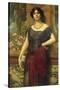 The Tambourine Girl, 1909-John William Godward-Stretched Canvas