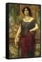 The Tambourine Girl, 1909-John William Godward-Framed Stretched Canvas