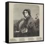 The Tambourine Girl of Procida-null-Framed Stretched Canvas
