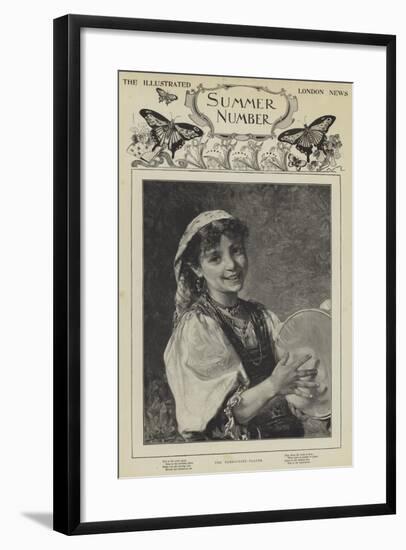 The Tambourine-Player-null-Framed Giclee Print