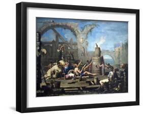 The Tame Magpie-Alessandro Magnasco-Framed Art Print