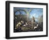 The Tame Magpie-Alessandro Magnasco-Framed Art Print