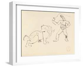 The Tamer, C.1888-Henri de Toulouse-Lautrec-Framed Giclee Print