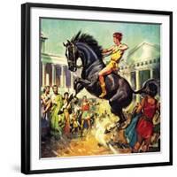 The Taming of Bucephalus-McConnell-Framed Giclee Print