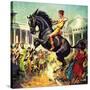 The Taming of Bucephalus-McConnell-Stretched Canvas