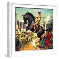 The Taming of Bucephalus-McConnell-Framed Giclee Print