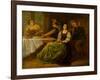 'The Taming of the Shrew' (Oil on Canvas)-Augustus Leopold Egg-Framed Giclee Print