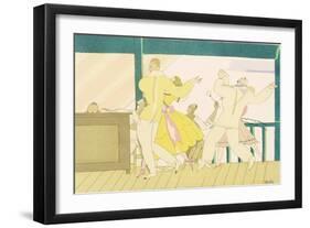 The Tango, circa 1920-Charles Martin-Framed Premium Giclee Print