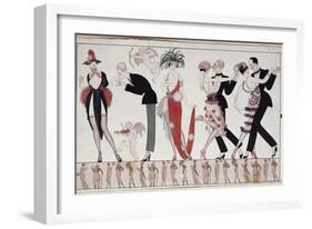 The Tango-Georges Barbier-Framed Giclee Print