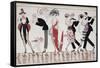 The Tango-Georges Barbier-Framed Stretched Canvas