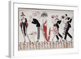 The Tango-Georges Barbier-Framed Giclee Print