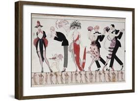 The Tango-Georges Barbier-Framed Giclee Print