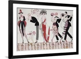 The Tango-Georges Barbier-Framed Giclee Print