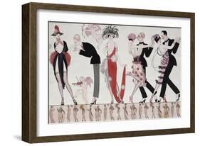 The Tango-Georges Barbier-Framed Giclee Print