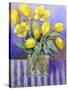 The Tank of Tulips-Karen Armitage-Stretched Canvas