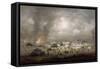 'The Tanks Go In', Sword Beach-Richard Willis-Framed Stretched Canvas