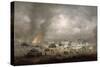 'The Tanks Go In', Sword Beach-Richard Willis-Stretched Canvas