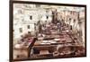 The Tannery in Fez, Morocco-Peter Adams-Framed Photographic Print