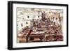 The Tannery in Fez, Morocco-Peter Adams-Framed Photographic Print