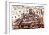 The Tannery in Fez, Morocco-Peter Adams-Framed Photographic Print