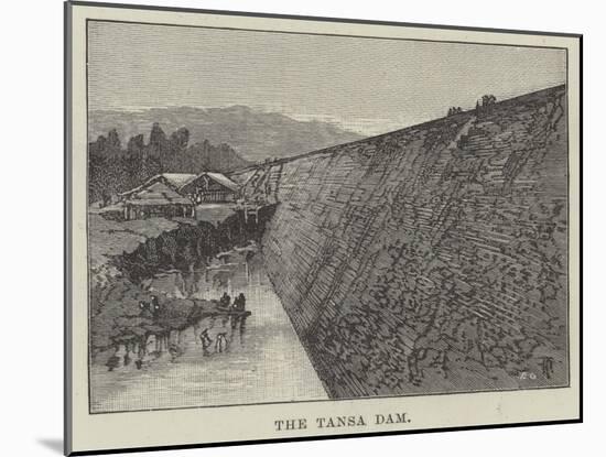 The Tansa Dam-null-Mounted Giclee Print