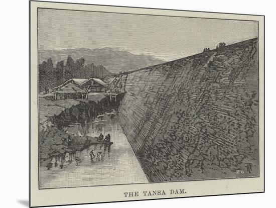 The Tansa Dam-null-Mounted Giclee Print