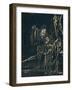 The Taoist Immortals Zhang Guo Lao and Cao Guojiu-Yuan Mei-Framed Giclee Print