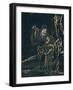 The Taoist Immortals Zhang Guo Lao and Cao Guojiu-Yuan Mei-Framed Giclee Print