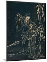 The Taoist Immortals Zhang Guo Lao and Cao Guojiu-Yuan Mei-Mounted Giclee Print