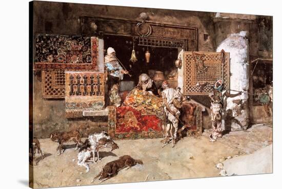 The Tapestry Merchant, 1870-Mariano Fortuny y Marsal-Stretched Canvas