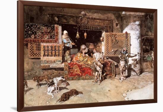 The Tapestry Merchant, 1870-Mariano Fortuny y Marsal-Framed Giclee Print