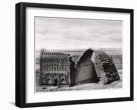 The Taq-I Kisra from the Air, Ctesiphon, Iraq, 1925-A Kerim-Framed Giclee Print