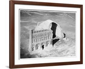 The Taq-I Kisra from the Air, Ctesiphon, Iraq, 1926-null-Framed Giclee Print