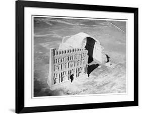 The Taq-I Kisra from the Air, Ctesiphon, Iraq, 1926-null-Framed Giclee Print