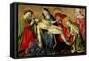 The Tarascon Pieta, Provencal School (Oil on Panel)-French-Framed Stretched Canvas