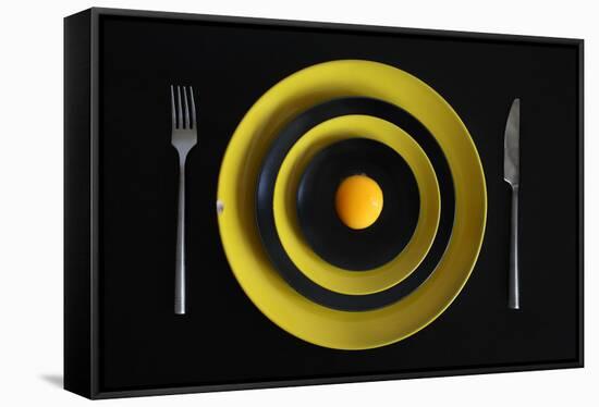 The target. Or sniper's meal (Improved version)-Victoria Ivanova-Framed Stretched Canvas