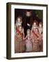 The Tasburgh Group: Lettice Cressy, Lady Tasburgh of Bodney, Norfolk and Her Children, circa 1605-null-Framed Giclee Print