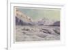 The Tasman Glacier in New Zealand-F. Wright-Framed Premium Giclee Print