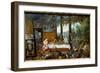 The Taste. Allegory of the Five Senses, 1617 (Oil on Canvas)-Jan the Elder Brueghel-Framed Giclee Print