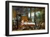 The Taste. Allegory of the Five Senses, 1617 (Oil on Canvas)-Jan the Elder Brueghel-Framed Giclee Print