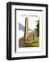 The Tate Modern - Dave Thompson Contemporary Travel Print-Dave Thompson-Framed Giclee Print