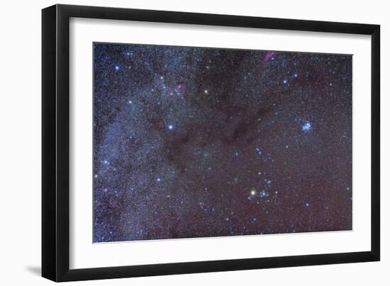 The Taurus Region Showing Dark Lanes of Nebulosity-null-Framed Photographic Print