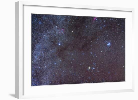 The Taurus Region Showing Dark Lanes of Nebulosity-null-Framed Photographic Print