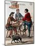 The Tavern, by Jan Grevenbroeck (1731-1807), Italy, 18th Century-null-Mounted Giclee Print